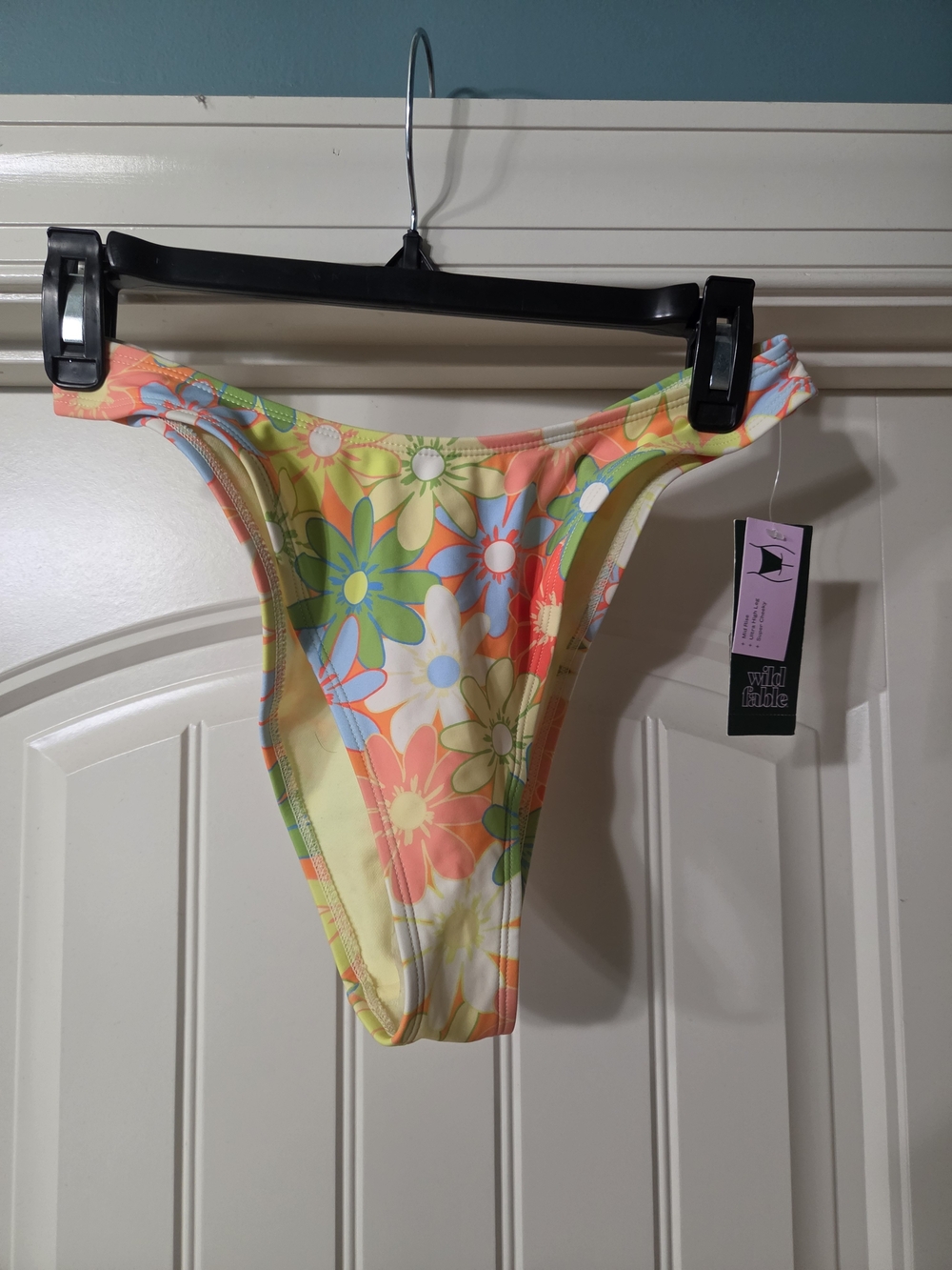 Wild Fable Floral Bikini Bottom - Yellow Multi
